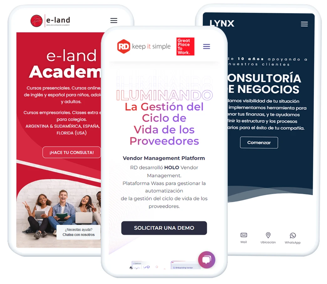 Smartphones - Agencia de Diseño web